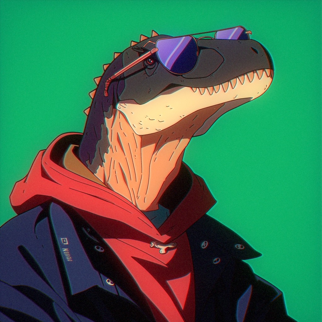 DeFilantropist's tweet photo. Day 4 of me posting every single #Metronix by @MetropolisDEX until I run out of NFTs or $S hits $100.
Collection can be found on Paintswap: https://t.co/FdimDvPGcg
#4/777 is the first Dino to come by in the collection, just a cool guy with bright future ahead ๐ฆ ๐ถ๏ธ
#NFT #DEFฤฐ https://t.co/ANUleuxZDz