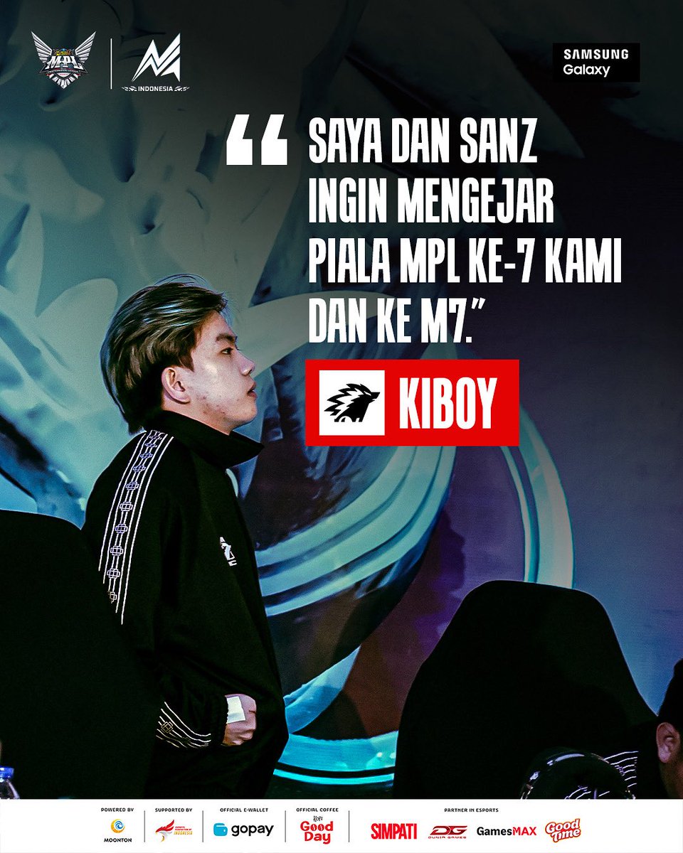 Oke boy 🫡
Ditunggu piala MPL ke-7 nya dan lolos ke M7.

#QOTD #MPLIDS16 #NiceGame #KIBOY #ONIC