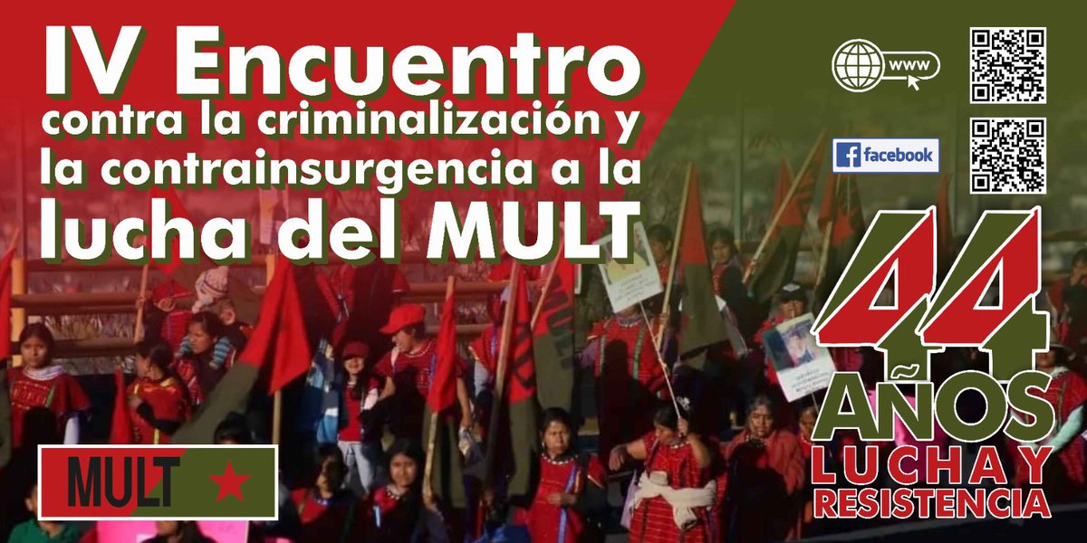 pjesusglez (@pjesusglez) on Twitter photo Más de 4 décadas de lucha y resistencia por la defensa del territorio, recursos naturales y tierras ancestrales, más de 500 caídos por las balas asesinas de los enemigos del pueblo #44AñosDeLuchaYResistencia
#Oaxaca #MexicoDespierta Más de 4 décadas de lucha y resistencia por la defensa del territorio, recursos naturales y tierras ancestrales, más de 500 caídos por las balas asesinas de los enemigos del pueblo #44AñosDeLuchaYResistencia
#Oaxaca #MexicoDespierta