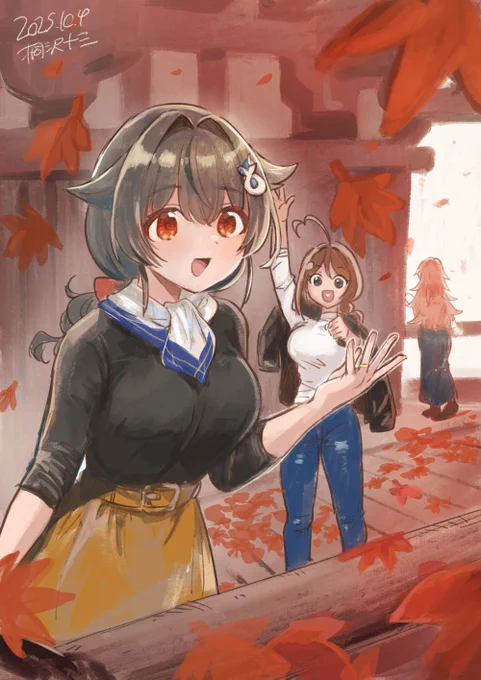 9月迅鯨ちゃん長鯨ちゃん