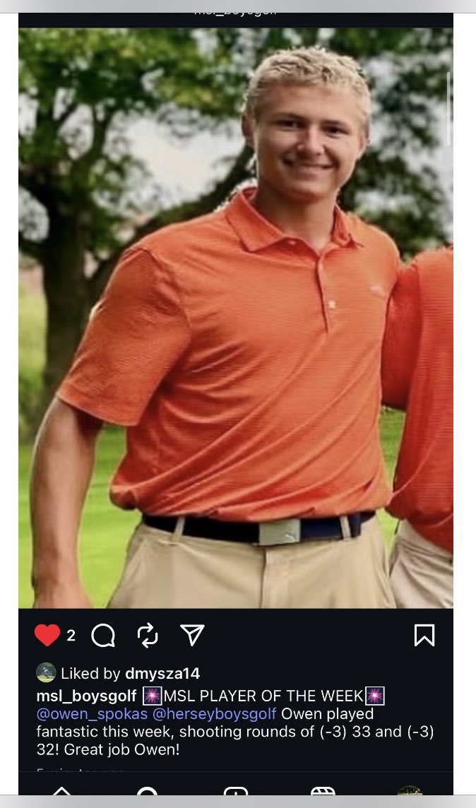 Led by Owen Spokas, the golf for the 5-0 run was so impressive that MSL coaches unanimously voted him player of the week.