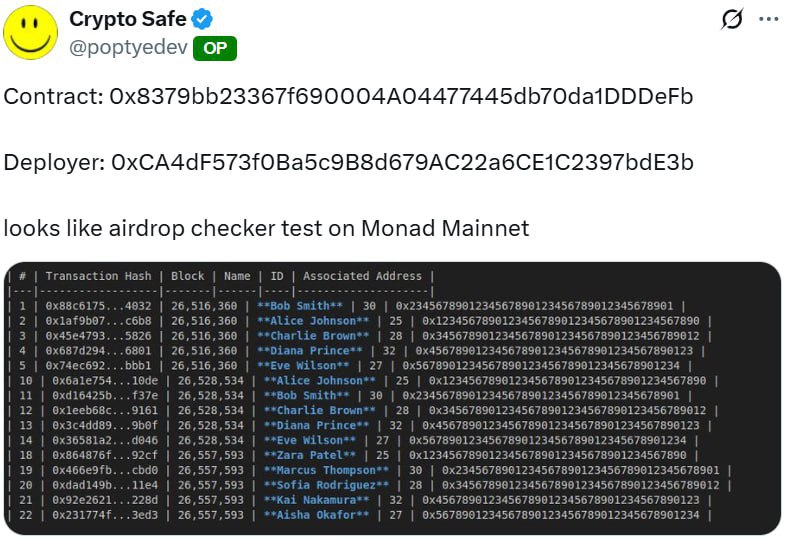 mdali97982's tweet image. Monad Cooking - Contract Deploy Done ✅ @monad $MON Checker Live soon as possible
We're waiting for new news from you @monad_eco
Let's see 🙈 I am sooo much excited