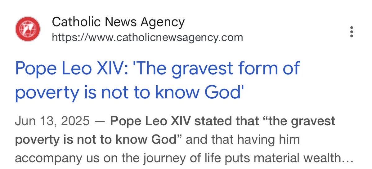 ClassicalTheis's tweet image. dissent from the pope by making a point made by the very same pope? make that make sense