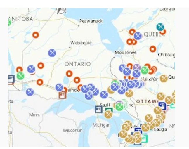 Couldn't be more obvious. The 25+ Nephites, mostly kids &amp; women, "FOUND" gold. It doesn't say they mined it. And the "found" scripture is preceded by the "planting seeds" scripture. 

Connection there: they found gold/ore BECAUSE they were farming.

Canadian glacial deposits.