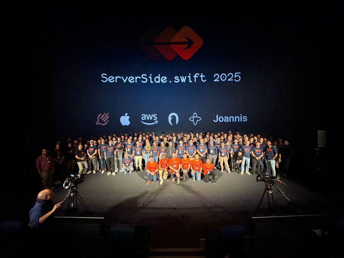 andreyvelichk's tweet image. I had the pleasure of attending @SwiftServerConf 2025!
It’s amazing to see how #swiftlang has evolved over the years and how much innovation the community continues to drive. Excited for the bright future of Swift on the Server!
@SwiftLang #ServerSideSwift2025