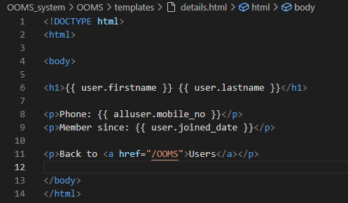 AarchiPalikhel's tweet photo. This challenge is accelerating! Day 7 was all about making the application interactive. It was rewarding to see the user list turn into clickable links that correctly route to a new page showing detailed info. #LUD7 #LearningUtsav2025 #FestivalOfLearning #pythonlearning https://t.co/mQGkL3edfY