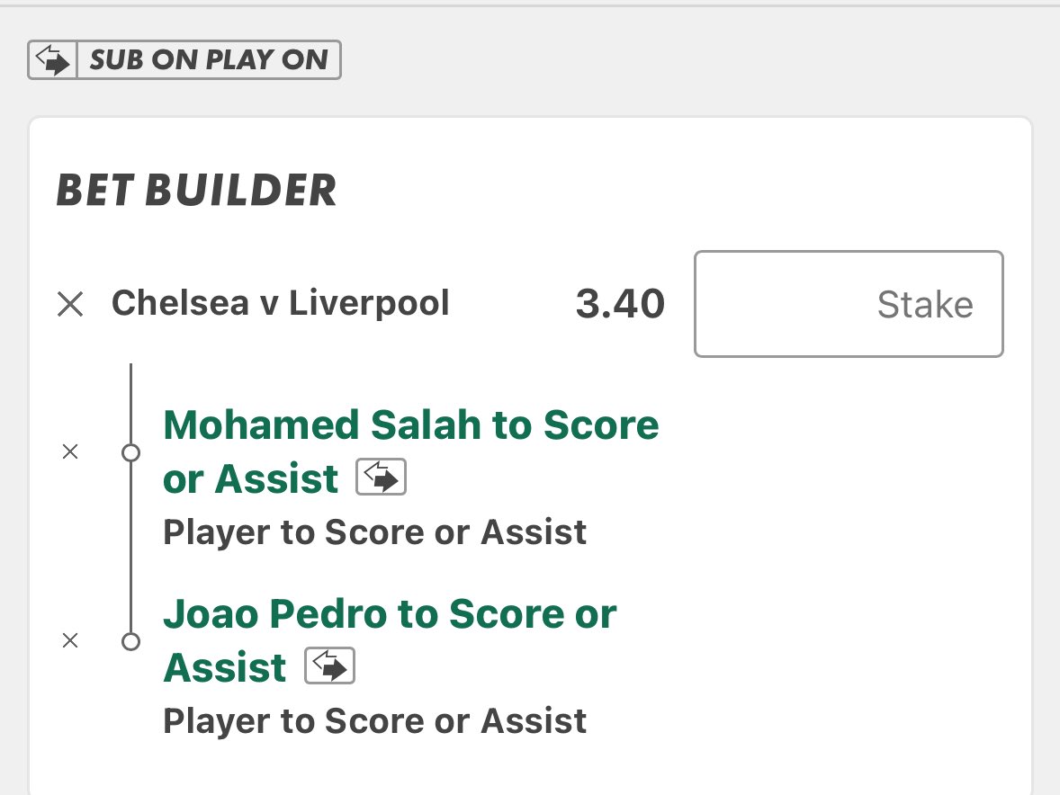 MCTIPSTERS's tweet image. CHELSEA VS LIVERPOOL BET BUILDERS⚽️🟨🟥

Good luck!🔞

#CHELIV
#PremierLeague
#GamblingX