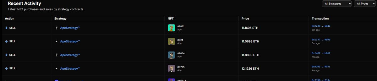 4 apes got bought from the $apestr