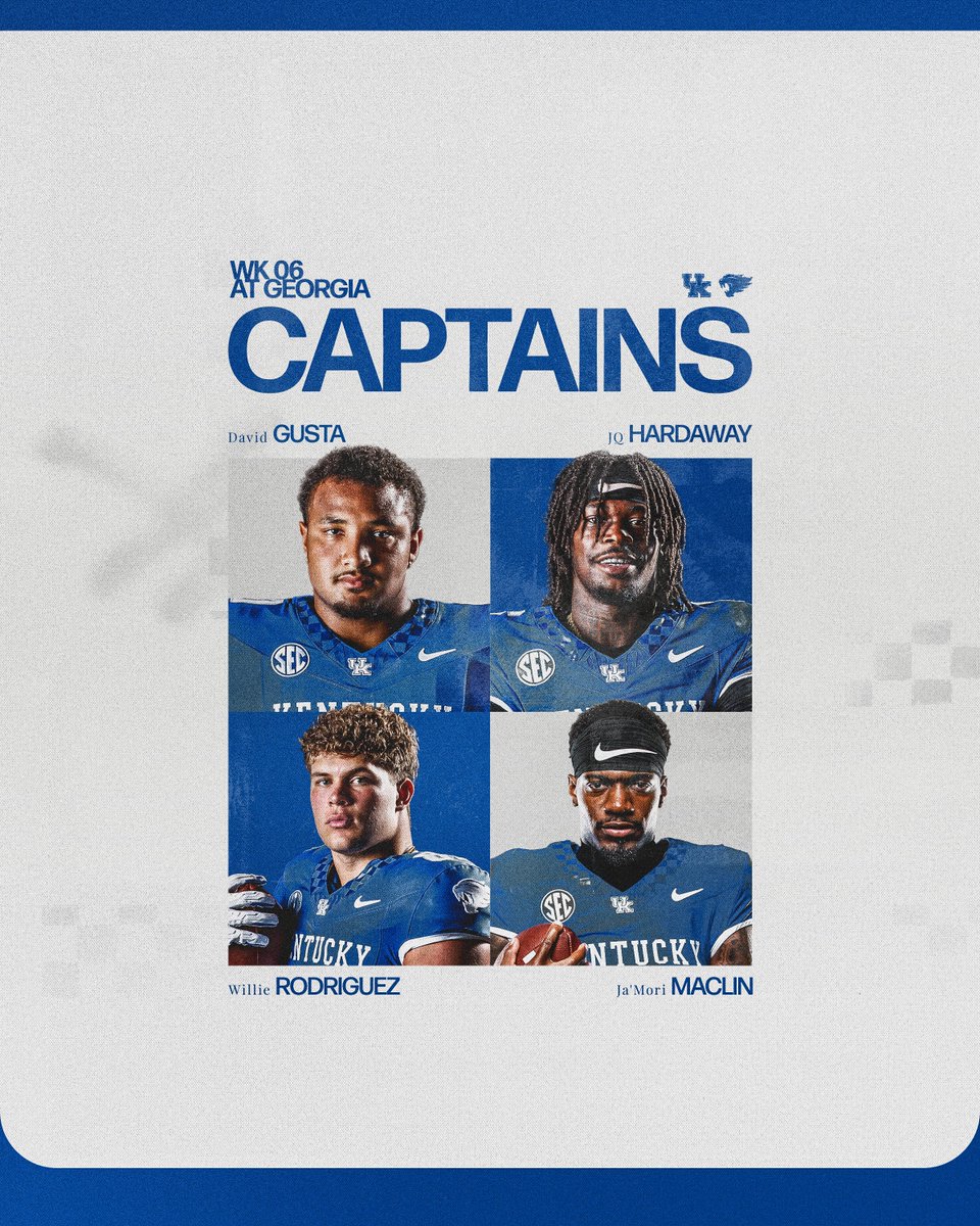 Today’s captains.

Follow- <a href="/Devongus3/">Devon Gusta</a> <a href="/Jhardaway_24/">JQ Hardaway</a> <a href="/routerunner9/">Ja’Mori Maclin</a> <a href="/w_rodriguez10/">Willie Rodriguez</a>
