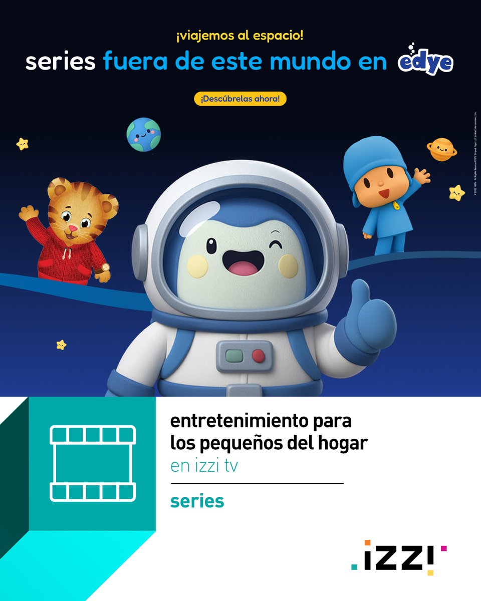 La aventura espacial está por comenzar 🚀🪐. Con #WorldSpaceWeek en #Edye <a href="/edyetv/">edyetv</a>, tus peques podrán aprender y soñar en grande. 👦🏻💭​

#NoMeLoPierdoEnizzi #OnDemand #Kids