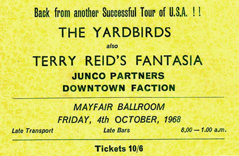 #OnThisDay in 1968, what's widely believed to be the first <a href="/ledzeppelin/">Led Zeppelin</a> UK concert (listed as "The Yardbirds") at #Newcastke Mayfair