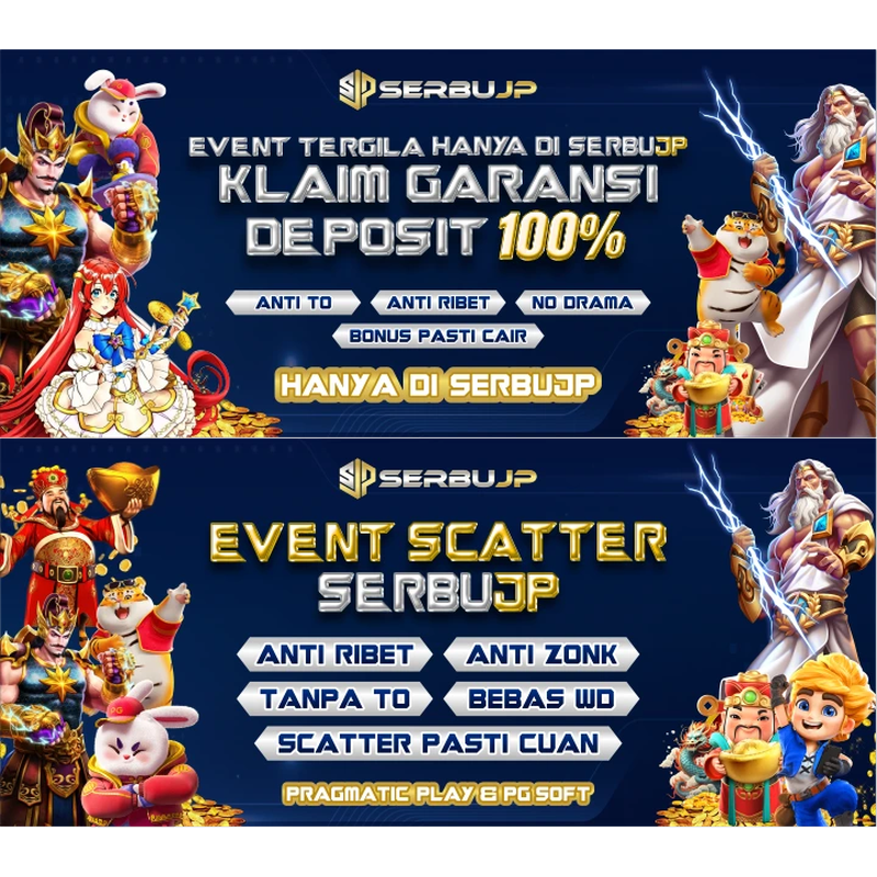 SERBUJPOFFICIAL's tweet photo. 🚀 SERBUJP – Situs Slot Online Terpercaya 2025!
🎰 GARANSI DEPOSIT 100% 💸 Anti TO • Anti Ribet • No Drama
🔥 SCATTER ANTI ZONK – Pragmatic &amp; PGSoft → CUAN tiap spin!
👉 Daftar: https://t.co/xjHdgnixo6
#SerbuJP #SlotGacor #Bonus100 #ScatterAntiZonk https://t.co/UcVfWAQWJv
