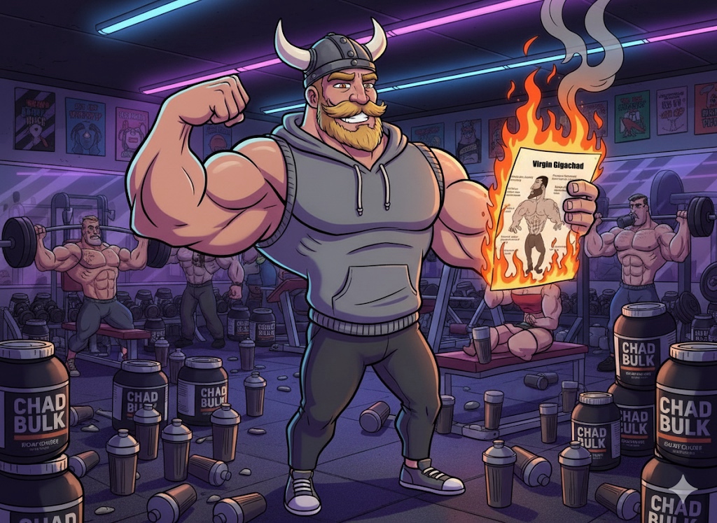 basedchad's tweet photo. @realcryptocow Legend, I thought Chads stuck together?  What's up with the Chad-shaming?  Let's not forget who the derivative is... 💪💪 https://t.co/gs1JUFdkSz