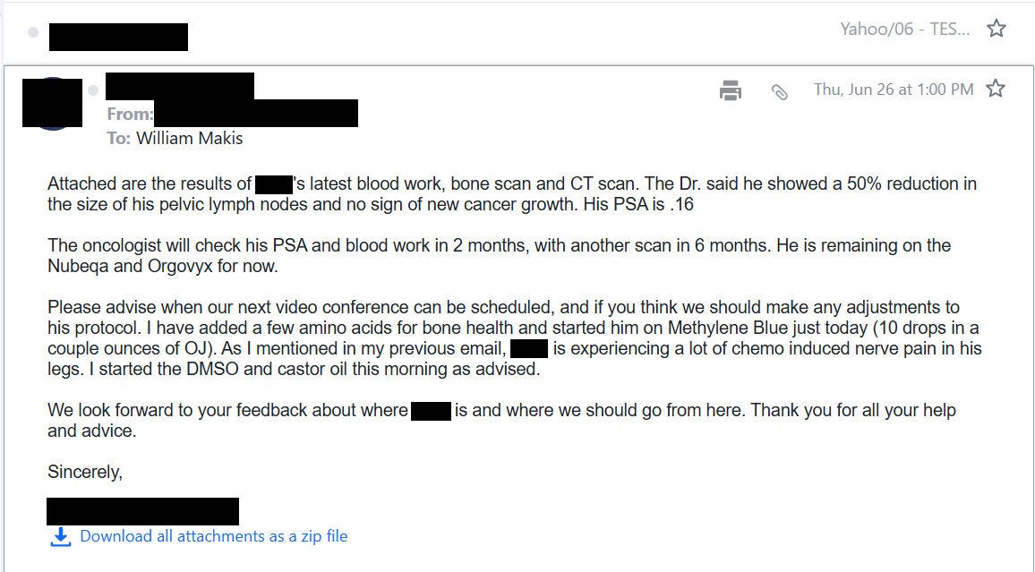 MakisMedicine's tweet image. NEW ARTICLE: IVERMECTIN and FENBENDAZOLE Testimonial - 60 year old North Carolina man with Stage 4 Prostate Cancer to bones, Gleason 9, has amazing response after 6 months!
I have wrapped up my Florida tour which means back to posting Ivermectin Cancer success stories! 😃…