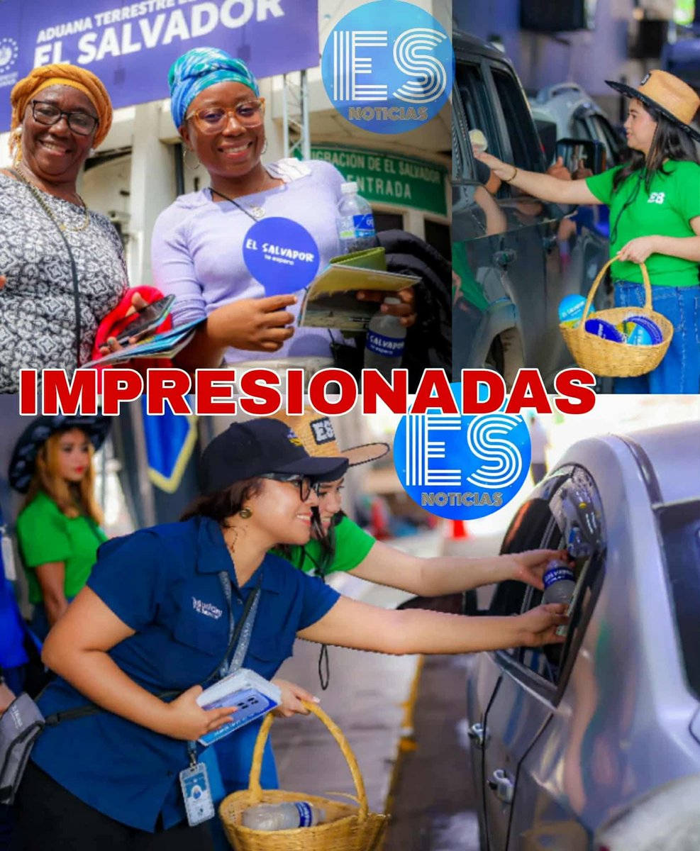 "Jamás nos habían tratado así en nuestro país, esto es nuevo para nosotros y estamos impresionadas".

Miles de hondureños han entrado a El Salvador por las vacaciones Morazanicas que es como una semana de festivos parecida a la de semana de fiestas agostinas del país. 

Pues