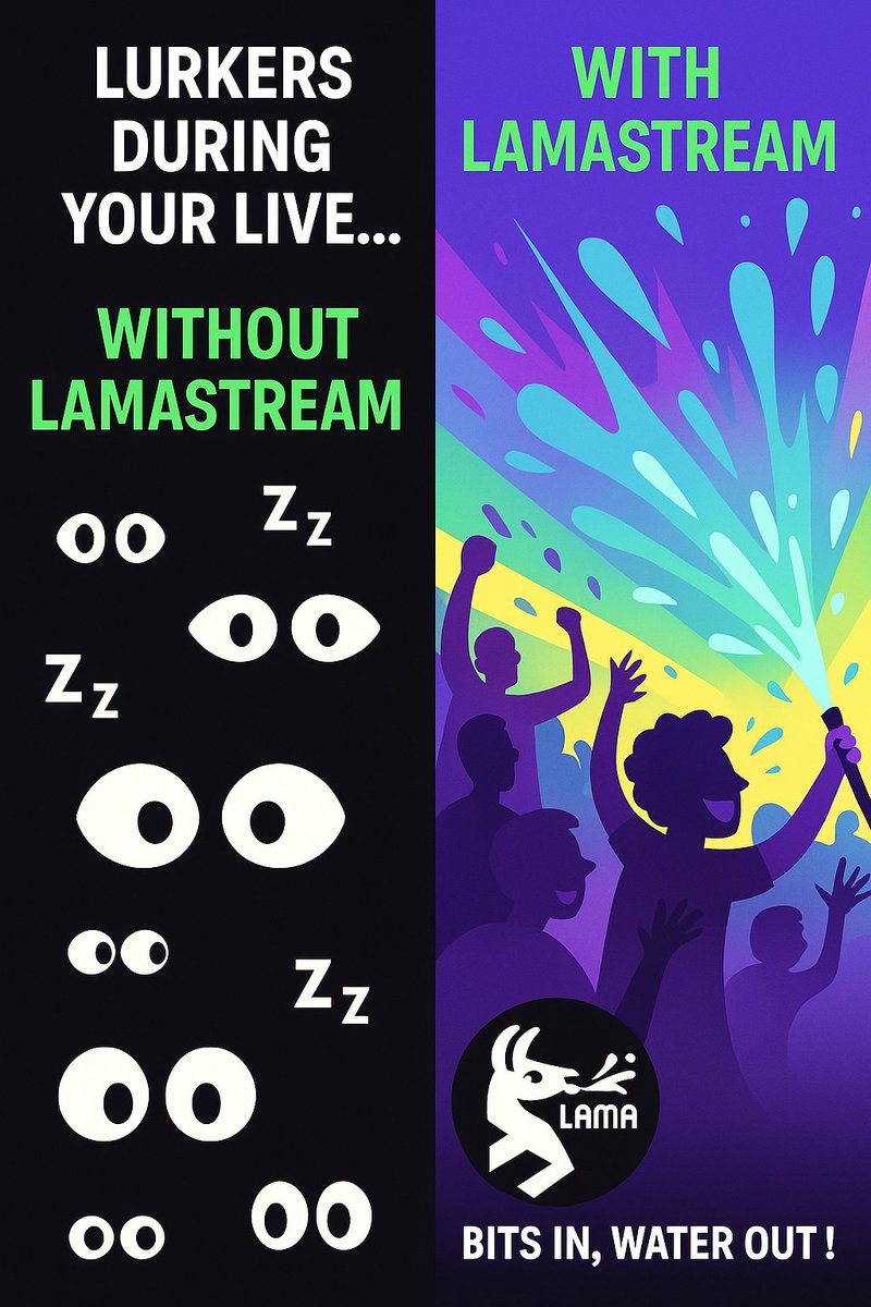 LamaStream's tweet photo. @WATCHHOLLIE Turn your lurkers into active streamers with Lamastream ! The world premiere streaming machine that can spray the streamer literally during his live with bits and subs! Check the link to discover us: https://t.co/DAZb3N7CMq Bits in! Water out! #Lamastream #happylurkers https://t.co/hcBv0TPOki