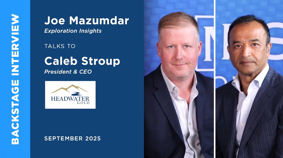 Caleb Stroup, President and CEO of Headwater Gold Inc. and Joe Mazumdar of Exploration Insights discuss the technically-driven mineral exploration company focused on exploring for and discovering high-grade precious metal deposits in the Western USA at Metals Investor Forum in