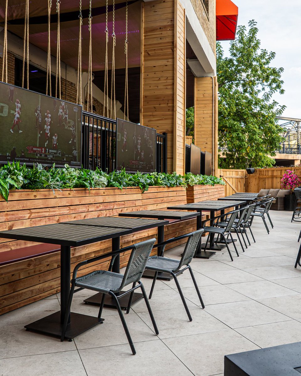 This is not a drill: 75 and sunny in October.
The Rabbit Hole patio is the place to be this weekend.