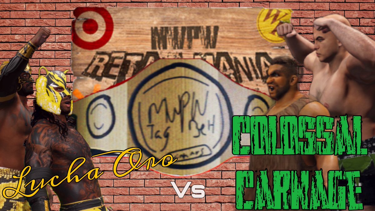 MinimumWagePro's tweet image. 𝗡𝗜𝗚𝗛𝗧 𝟮

We open up our second night of action with the Tag Team Titles being defended by Lucha Oro against a newly formed tag team in Kaiju and Grug!