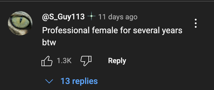 I have no idea why-

I saw this comment for the first time today and I just laughed at it for the next 13 minutes