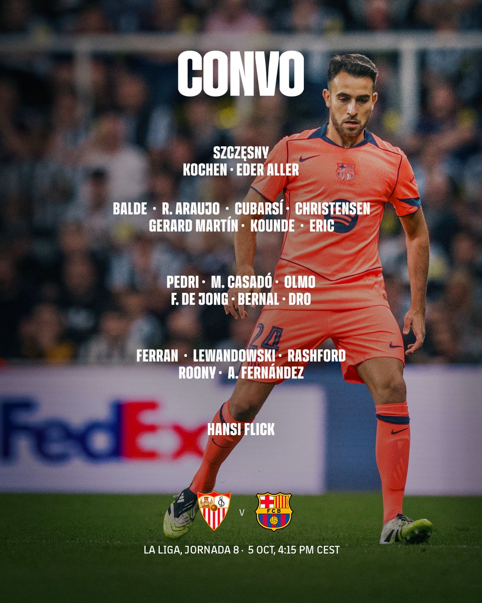 القائمه المستدعات لمواجهة إشبيلية غداً