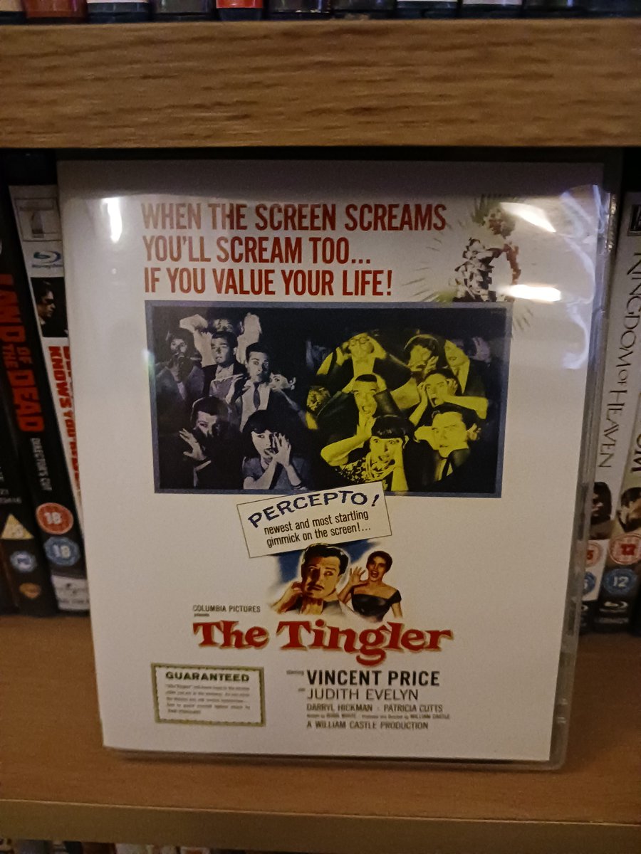 G.R. Williams (Gareth) (@grwill68628) on Twitter photo Missed a day with the October Horrorthon, but back on track tonight with The Tingler - 1959.
Starring one of my favourite screen icons, Vincent Price. Missed a day with the October Horrorthon, but back on track tonight with The Tingler - 1959.
Starring one of my favourite screen icons, Vincent Price.