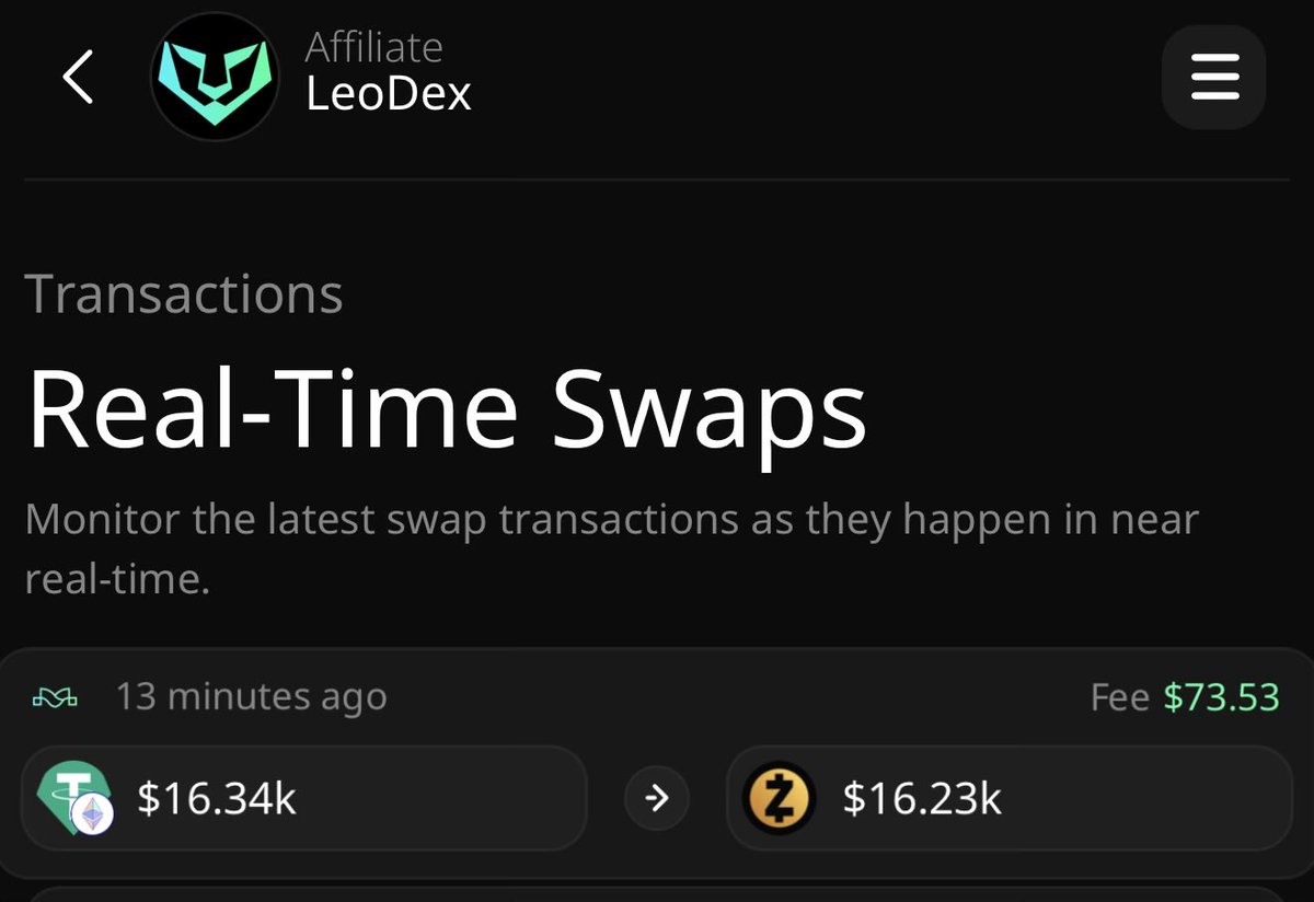 leodexio's tweet photo. Pristine onchain $ZEC

Swap using any L1 asset. @zashi_app supported as a wallet option via our QR code 2 swap technology 

@Maya_Protocol and @near_intents routes are available to get your ZEC onchain instantly -> https://t.co/m7qYEyYjzs https://t.co/aeBhaDCzQL