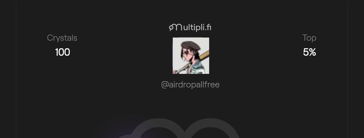 Airdrop All Free 🇵🇰 (@airdropallfree) on Twitter photo 🚀 Claim FREE 100 Crystals on <a href="/multiplifi/">Multipli.fi</a> 💎
Worth $39 at TGE 💰
Claim Here —
app.multipli.fi/?referral_code…
🔥 Steps to Claim —
1️⃣ Connect your wallet
2️⃣ Click 3 Dot & Go To "Crystals"
3️⃣ Link your X account & claim
✅ Done!
👉 Don’t miss the early rewards — claim now! 🚀 Claim FREE 100 Crystals on <a href="/multiplifi/">Multipli.fi</a> 💎
Worth $39 at TGE 💰
Claim Here —
app.multipli.fi/?referral_code…
🔥 Steps to Claim —
1️⃣ Connect your wallet
2️⃣ Click 3 Dot & Go To "Crystals"
3️⃣ Link your X account & claim
✅ Done!
👉 Don’t miss the early rewards — claim now!