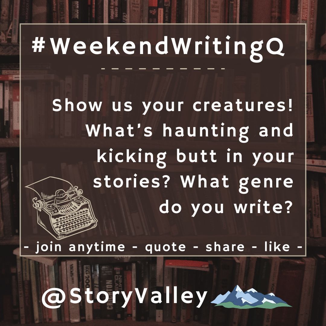 StoryValley's tweet photo. #Writingcommunity show us your creature designs! What's haunting your characters and kicking their butts? What genre do you write? #WeekendwritingQ https://t.co/pHoKNUM2zD