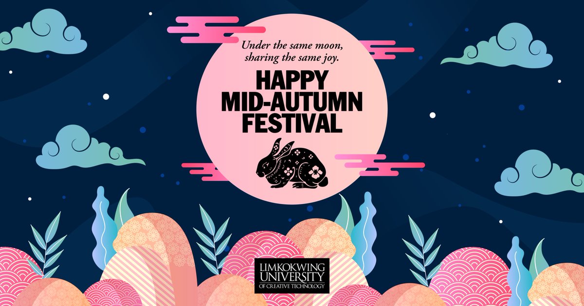 Limkokwing_MY's tweet image. As the full moon rises, we celebrate traditions, family, and unity. Wishing everyone a blessed Mid-Autumn Festival filled with joy and sweet moments. Happy Mid-Autumn!