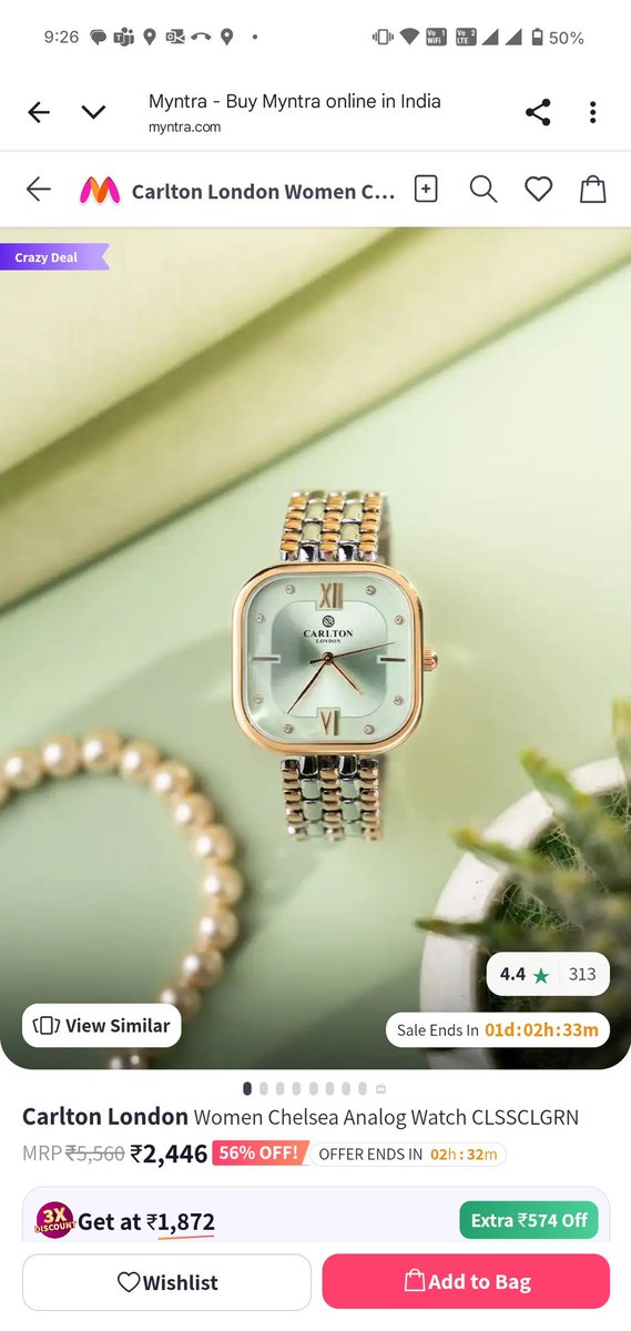gofazzal's tweet photo. Same product. Same seller. Same platform but magically, two different prices at the same time! Bravo @Myntra, nothing says “we value loyal customers” like changing prices depending on spendings. Not a deal, just a masterclass in unfairness.
#Myntra #OnlineShopping #ConsumerRights https://t.co/XX3njTdADb
