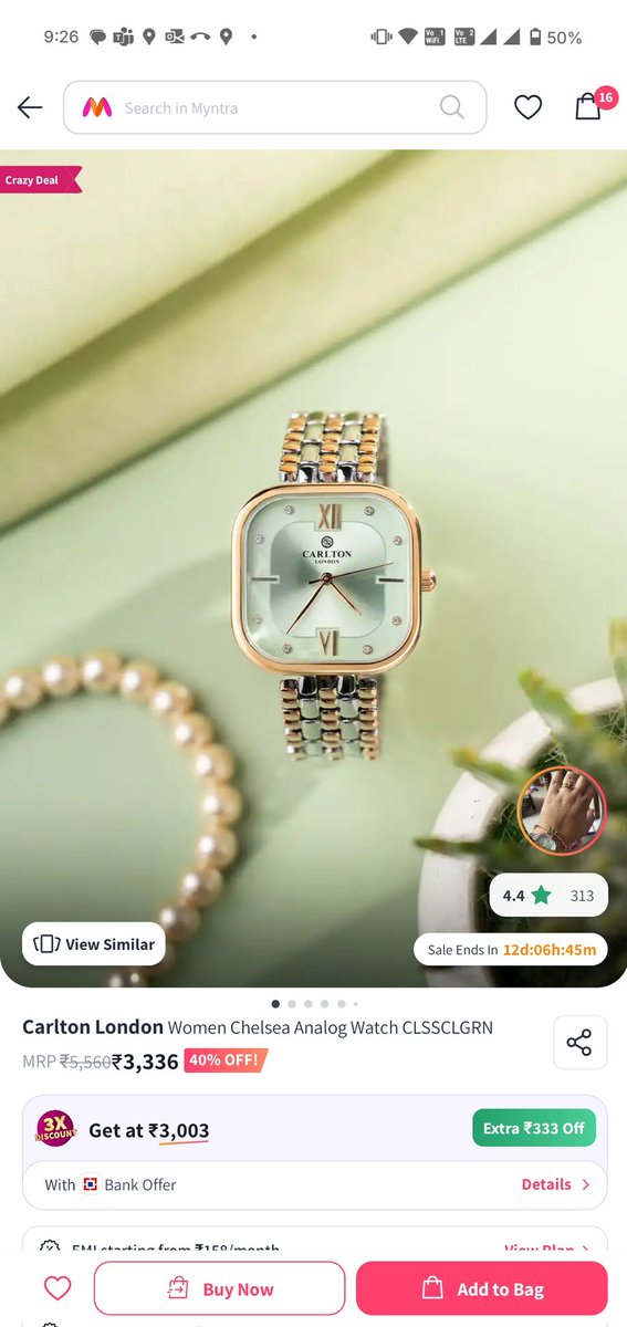 gofazzal's tweet photo. Same product. Same seller. Same platform but magically, two different prices at the same time! Bravo @Myntra, nothing says “we value loyal customers” like changing prices depending on spendings. Not a deal, just a masterclass in unfairness.
#Myntra #OnlineShopping #ConsumerRights https://t.co/XX3njTdADb