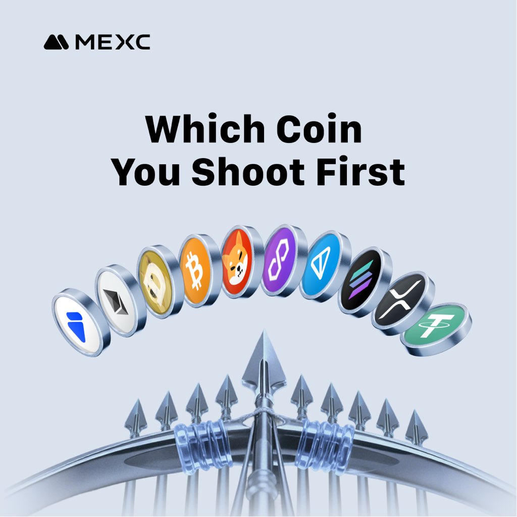 MEXC_SouthAsia's tweet image. 🎯 Which Coin You Shoot First?

How to Join ⬇️
1️⃣ Follow @MEXC_SouthAsia 
2️⃣ Comment the coin you want to shoot first + your UID
3️⃣ Like ❤️ RT 🔁 &amp;amp; Tag 3 friends

🏆 10 lucky users will win 10 USDT Bonus each!
⏳ Ends on 10th oct 

#MEXC
