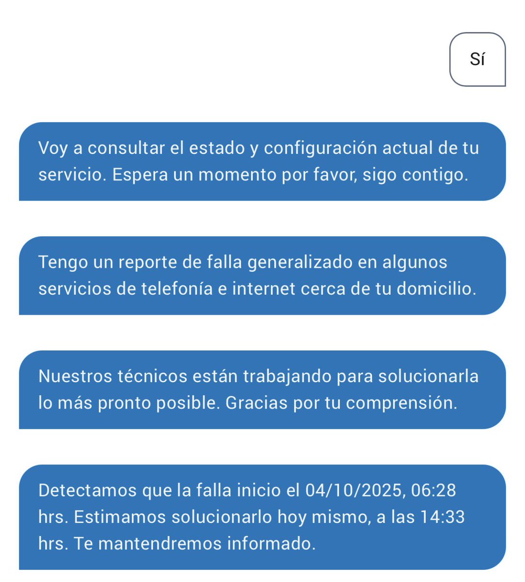 gga0871's tweet photo. @ColinasSanJeron @TELMEXSoluciona @san_jemo Esto dicen pero el servicio ha estado muy mal toda la semana y no lo solucionan https://t.co/GdPzr9FQt7