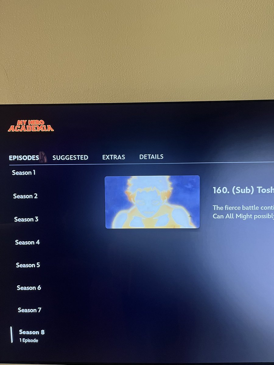 jc22780's tweet photo. @Tiffany30074401 @Crunchyroll Sad that it’s on Hulu already and @Crunchyroll still not available.. https://t.co/KpJ933G9Tj