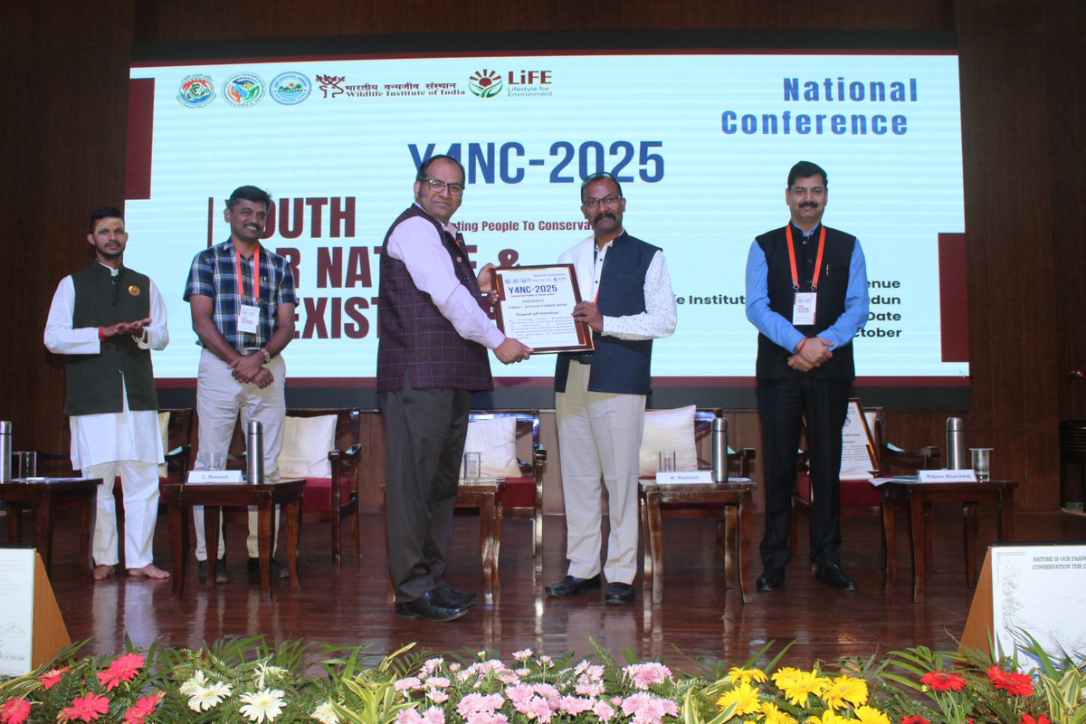 Wildlife Institute of India (@wii_india) on Twitter photo 🌿✨ The Youth for Nature & Coexistence Conference (Y4NC 2025), organized by the EIACP Centre, Wildlife Institute of India, Dehradun, in collaboration with the Dharti International Foundation, New Delhi, on 04 October 2025, as part of the National Wildlife Week Celebrations, 🌿✨ The Youth for Nature & Coexistence Conference (Y4NC 2025), organized by the EIACP Centre, Wildlife Institute of India, Dehradun, in collaboration with the Dharti International Foundation, New Delhi, on 04 October 2025, as part of the National Wildlife Week Celebrations,