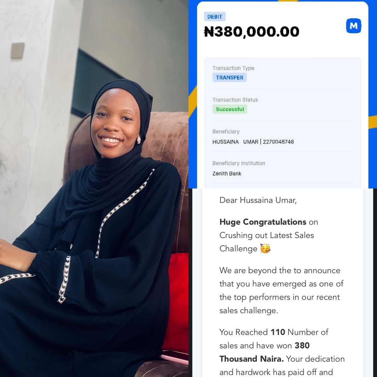 digitalhusaina's tweet photo. Another Sales challenge won🔥🔥

🙂‍↔️This is what happens when you say YES to opportunities that can change your life

Affiliate marketing did that for me and it’s only the beginning 🚀

Special thanks to @Valpulse @Coach_Precious for being part of this journey💚💚 https://t.co/mK7gOtVoyX