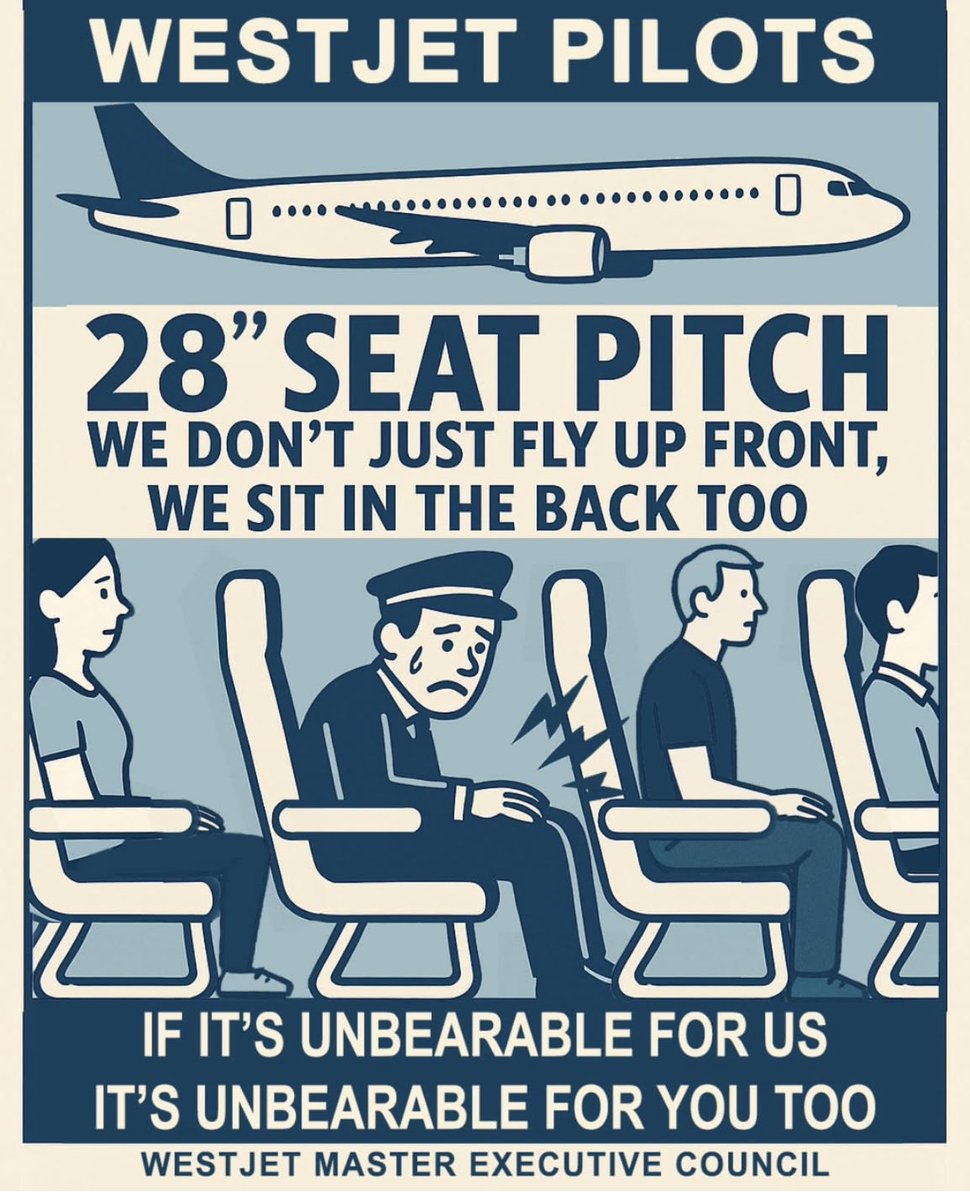 So <a href="/Delta/">Delta</a> - <a href="/WestJet/">WestJet</a> already REALLY sucks for a codeshare, but scrunching in another row on their planes? GET RID OF THEM!