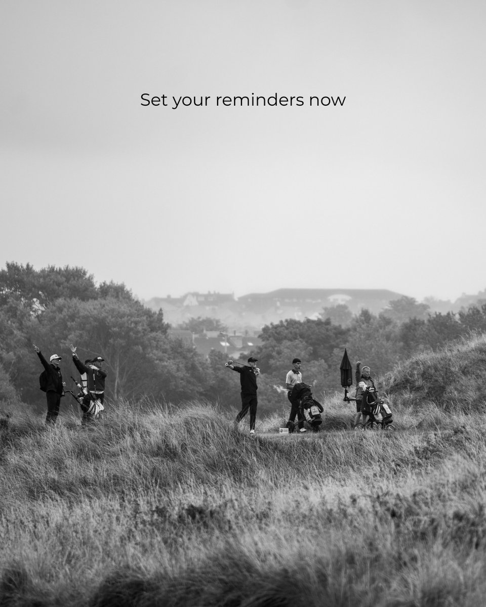 Just 1 month until our 2026 Open Competitions go live!

Set a reminder to enjoy a great-value day on our links, along with top hospitality in the clubhouse.

We expect entries to fill quickly, so be ready on the button.