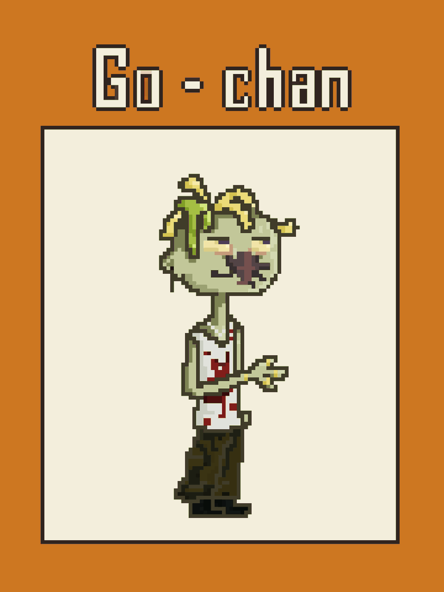 gochan_sama's tweet photo. Second pixel art🤣 https://t.co/4DD6D99MAu
