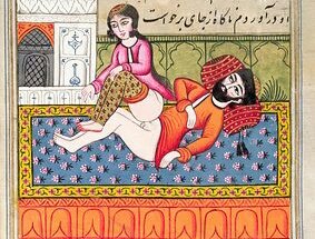 روزی هارون‌الرشید با زبیده(همسر مورد علاقه‌اش)خلوت کرده مشغول جماع بود. خلیفه در زیر و به پشت خوابیده بود و زبیده روی او. مسرور خادم خاص خلیفه هم در زیر تخت نهان بود. در اثنای آورد و برد، خلیفه یاد مسرور افتاد که مبادا جایی در اتاق پنهان شده است. فریاد برکشید که : مسرور!  ۲/۱