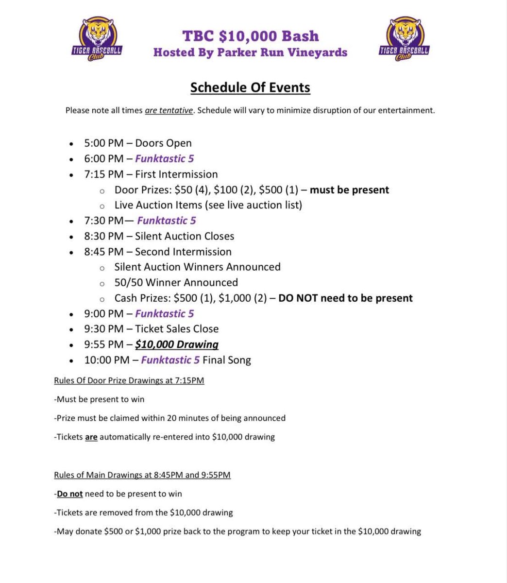 Sherrard Tigers Baseball tweet media