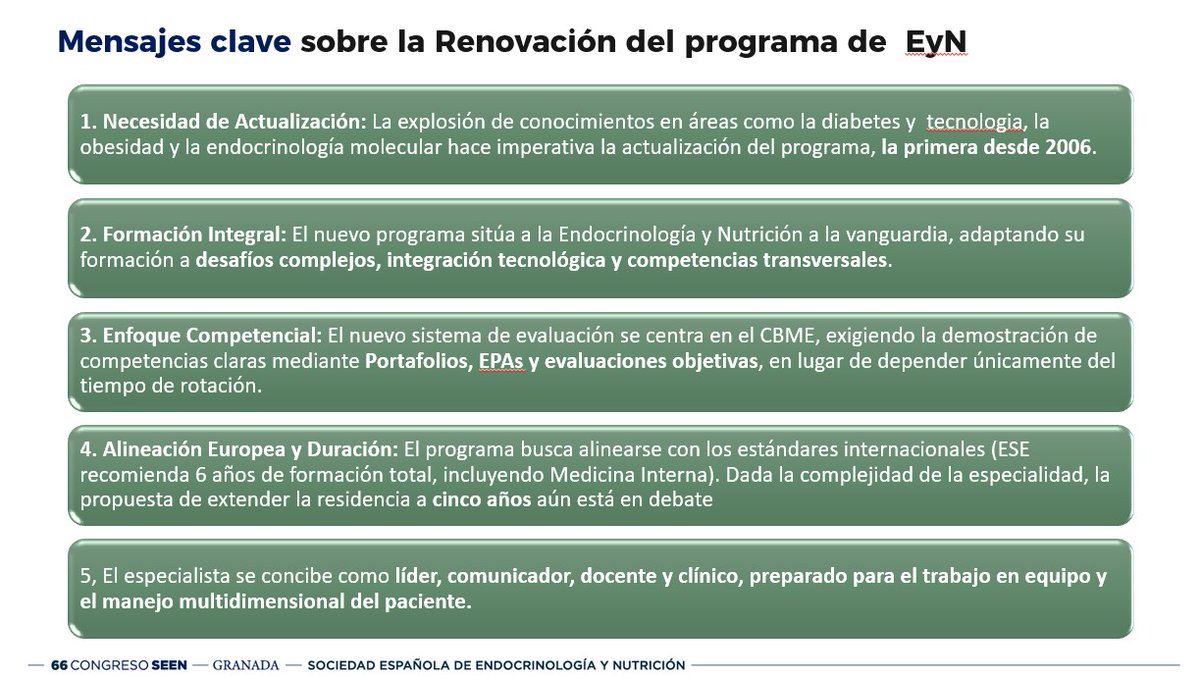 mdballesteros's tweet photo. Comenzando #SEEN205 hablando del nuevo programa formativo de #endocrinologiaynutricion . Trabajando para actualizar la formación de nuestros #MIR
@manelpuigdoming https://t.co/EVw1m9RpJQ