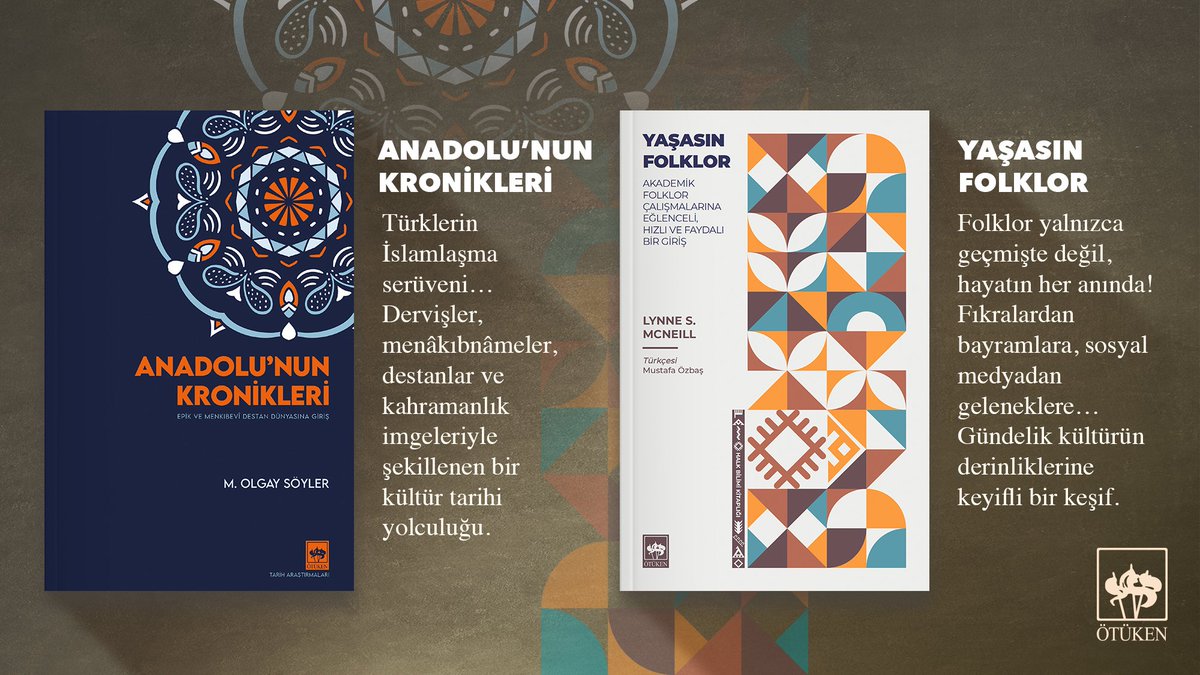 Anadolu’nun Kronikleri:
▪️M. Olgay Söyler'in çalışması, Türklerin İslamlaşma sürecini kültür antropolojisi çerçevesinde ele alıyor. Konargöçer derviş geleneklerinden veli kültüne, Ahmet Yesevi’nin etkisinden Bektaşilik ve Nakşilik ilişkilerine kadar geniş bir alanı kapsıyor.