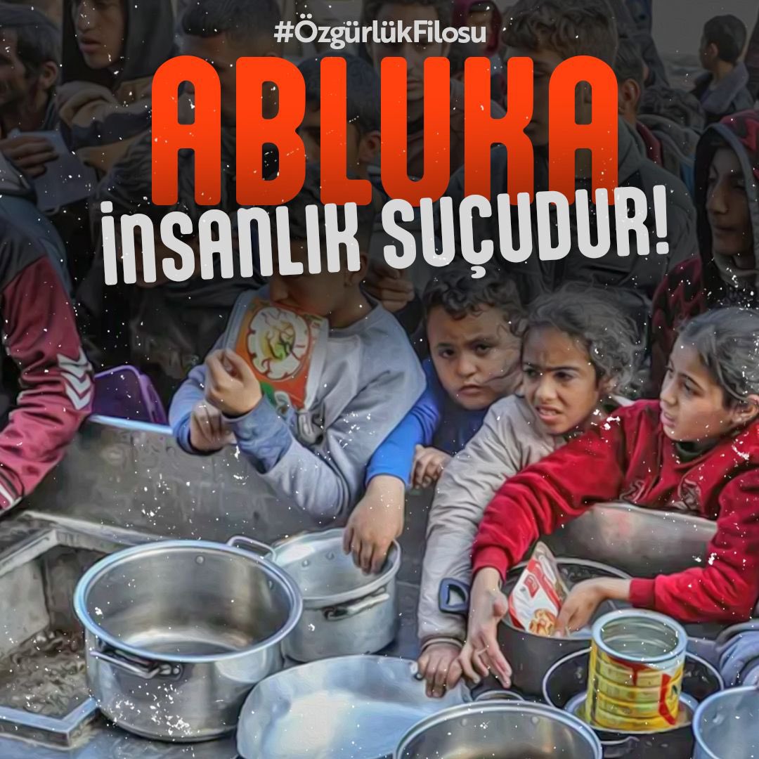 İnsani koridor yol değil hayattır!
#ÖzgürlükFilosu