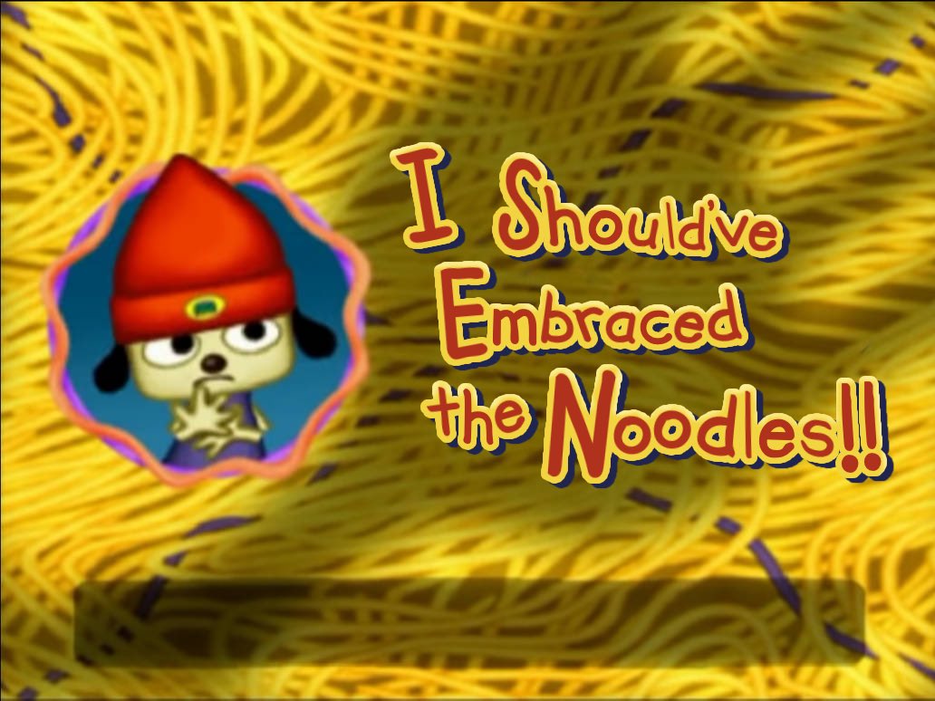 ellieleekz's tweet photo. when you realise the noodle is the colonel
(aka you lose on stage 7 too many times)
AU RELATED
#parappa #parappatherapper #parappa2 #parappatherapper2 https://t.co/WYgCRv84rW