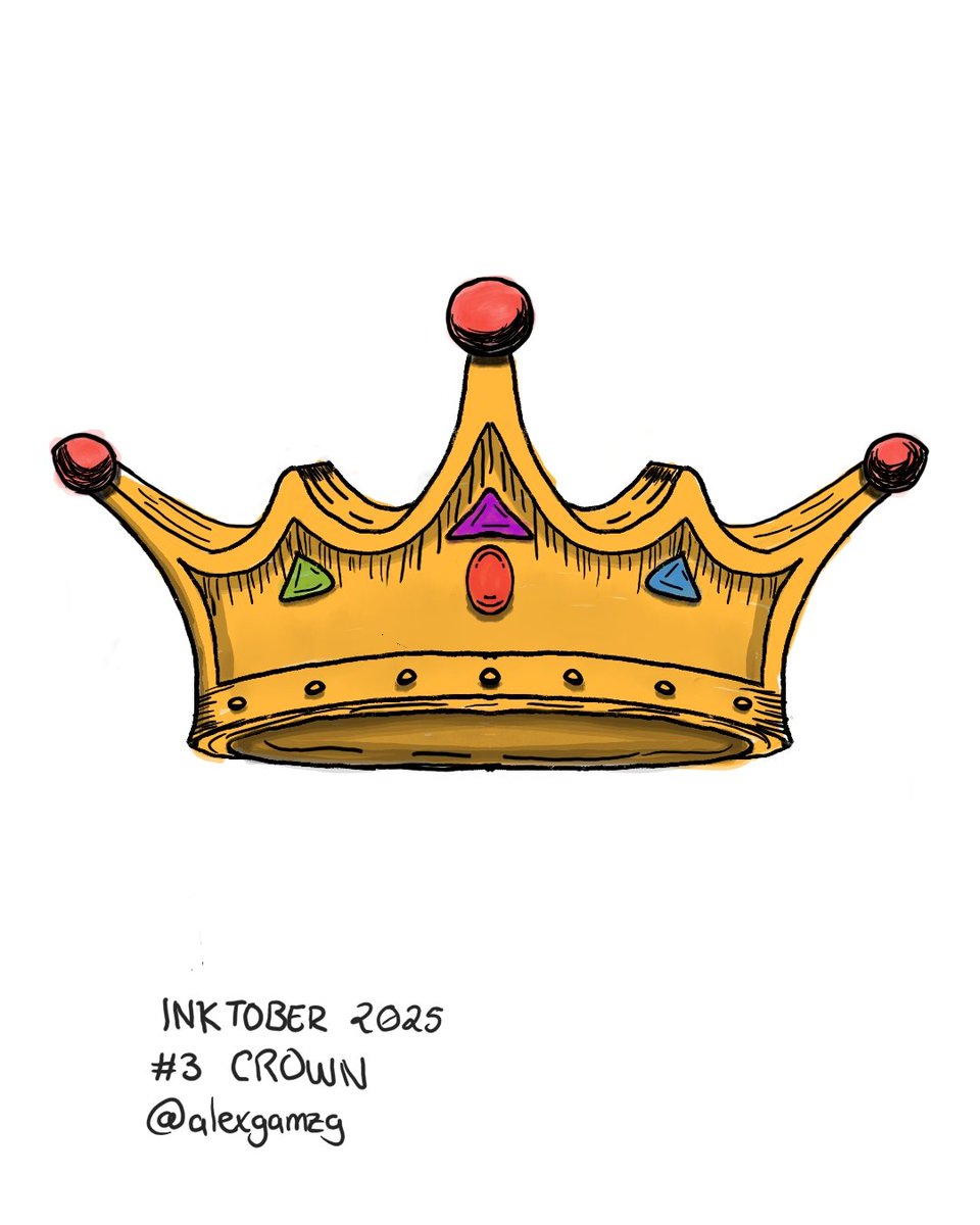 inktober Day 3: CROWN
#inktober #inktobercrown #inktober2025crown
#inktober2025 #inktoberchallenge #inktober52 <a href="/inktober/">Inktober</a>