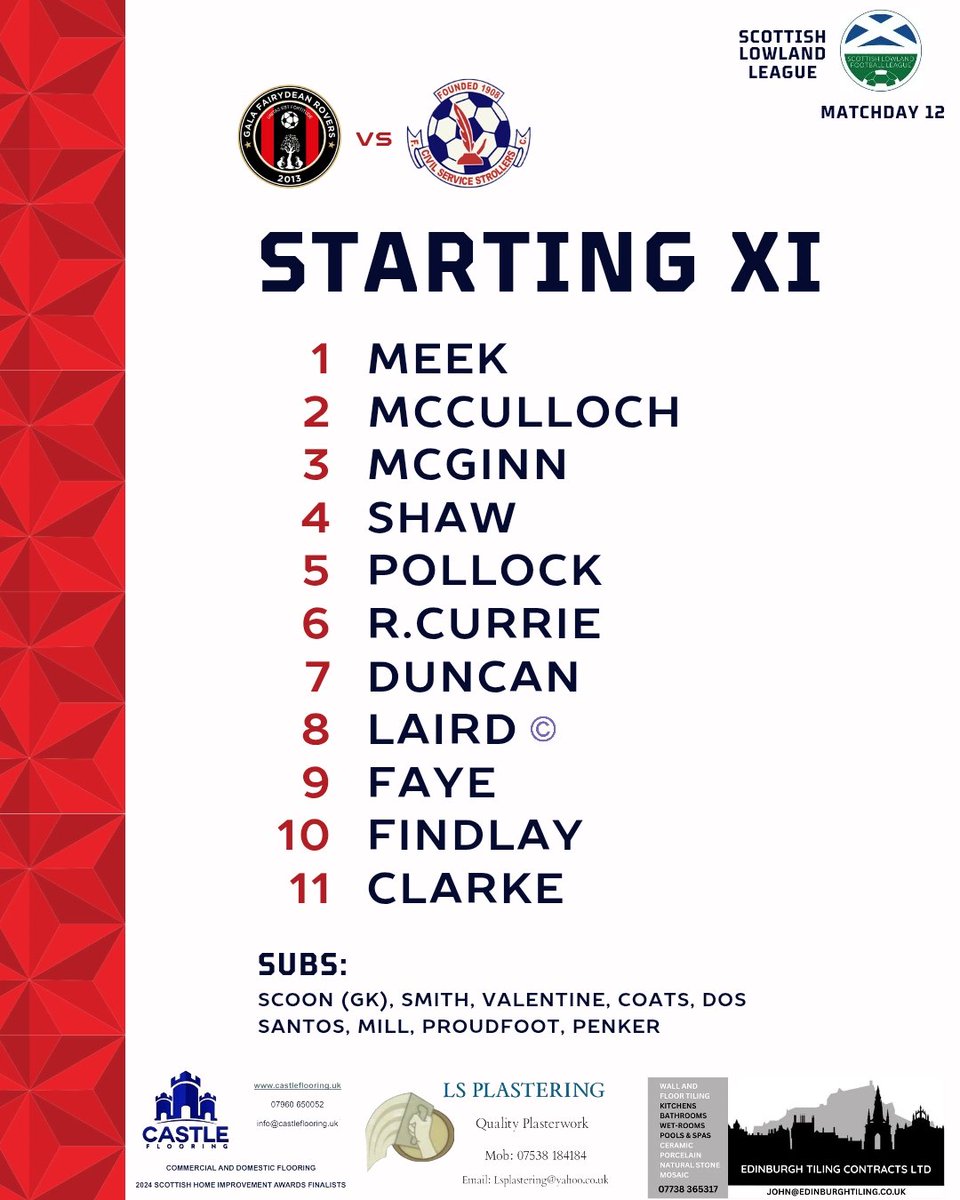 csstrollers's tweet image. FT Gala FR 0-2 Strollers
A big 3 points gained on the road thanks to an Alieu Faye first half double
#togetherwecandoit