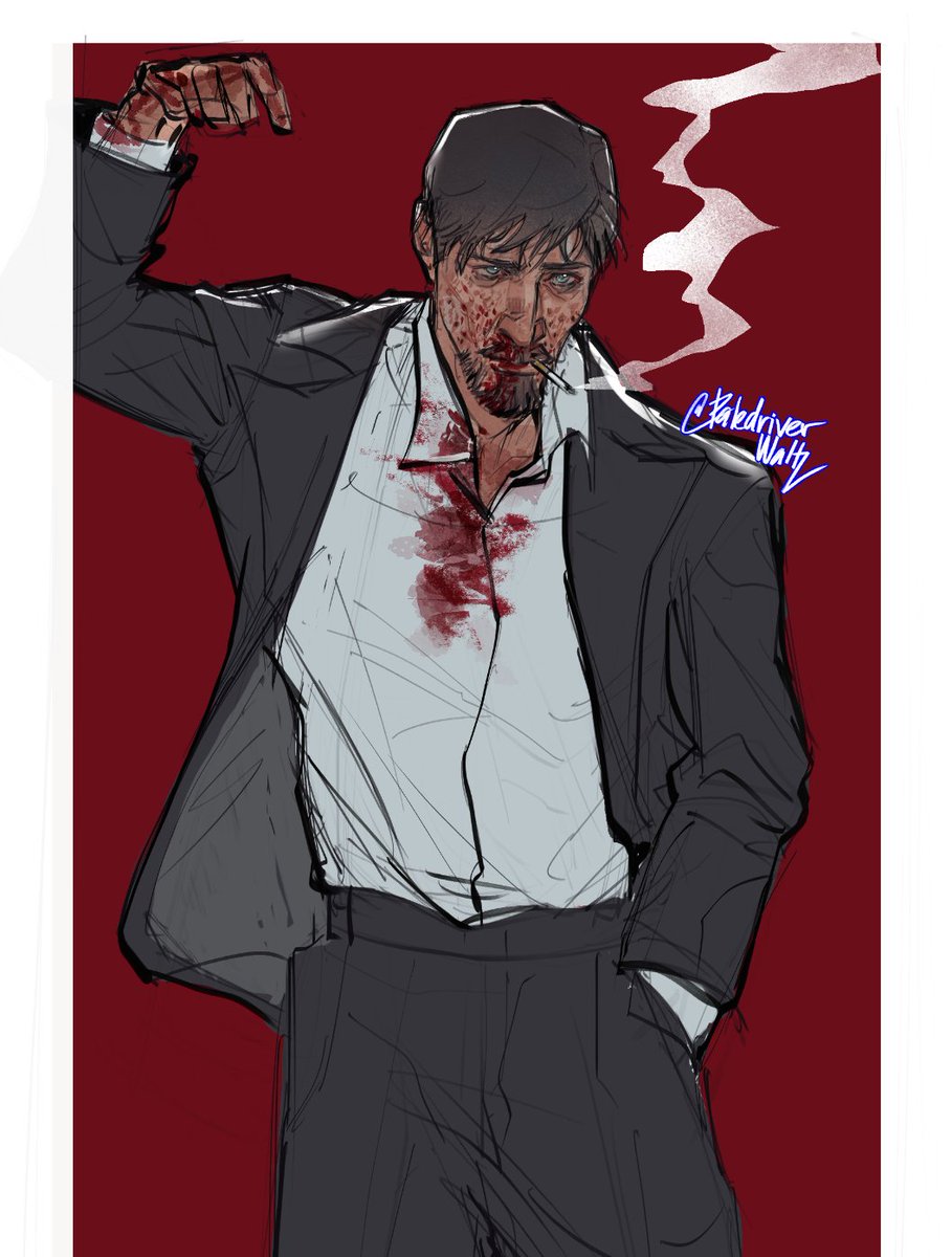 paledriverwaltz's tweet image. 31 Days of Jean Vic   
Day 04: Blood🩸
#DiscoElysium #jeanvicquemare