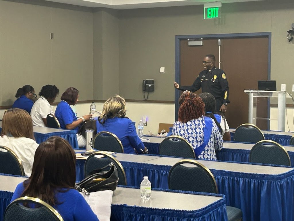 Collaborating with Zeta Phi Beta Sorority, Inc. @ Florida International University North Campus in Crime Initiatives.